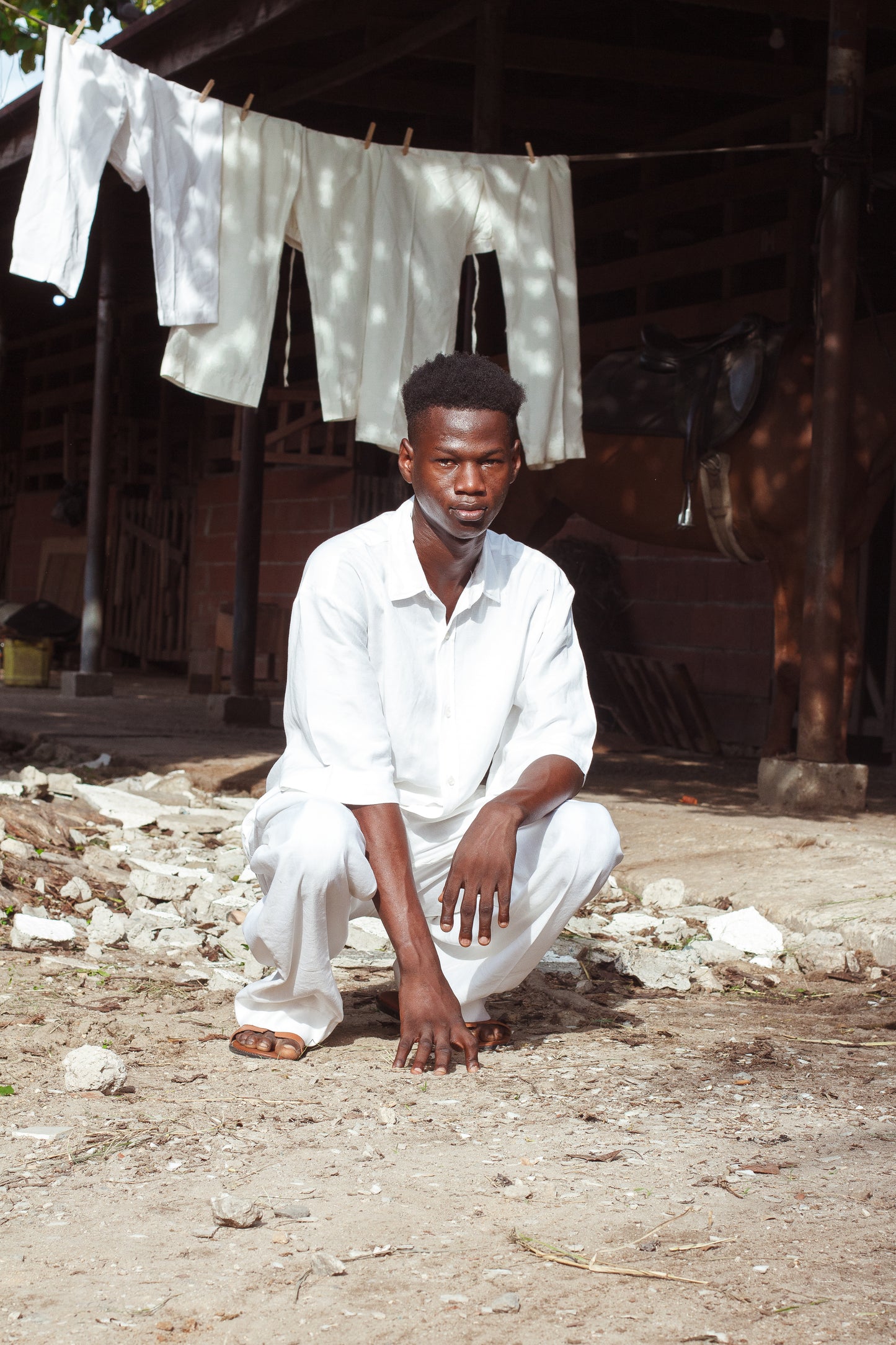 The Men’s Linen Shirt -Short Sleeve