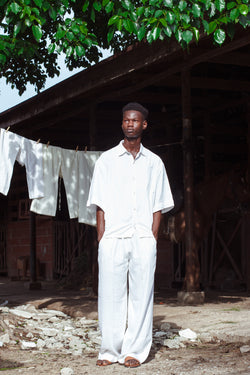 The Men’s Linen Shirt -Short Sleeve