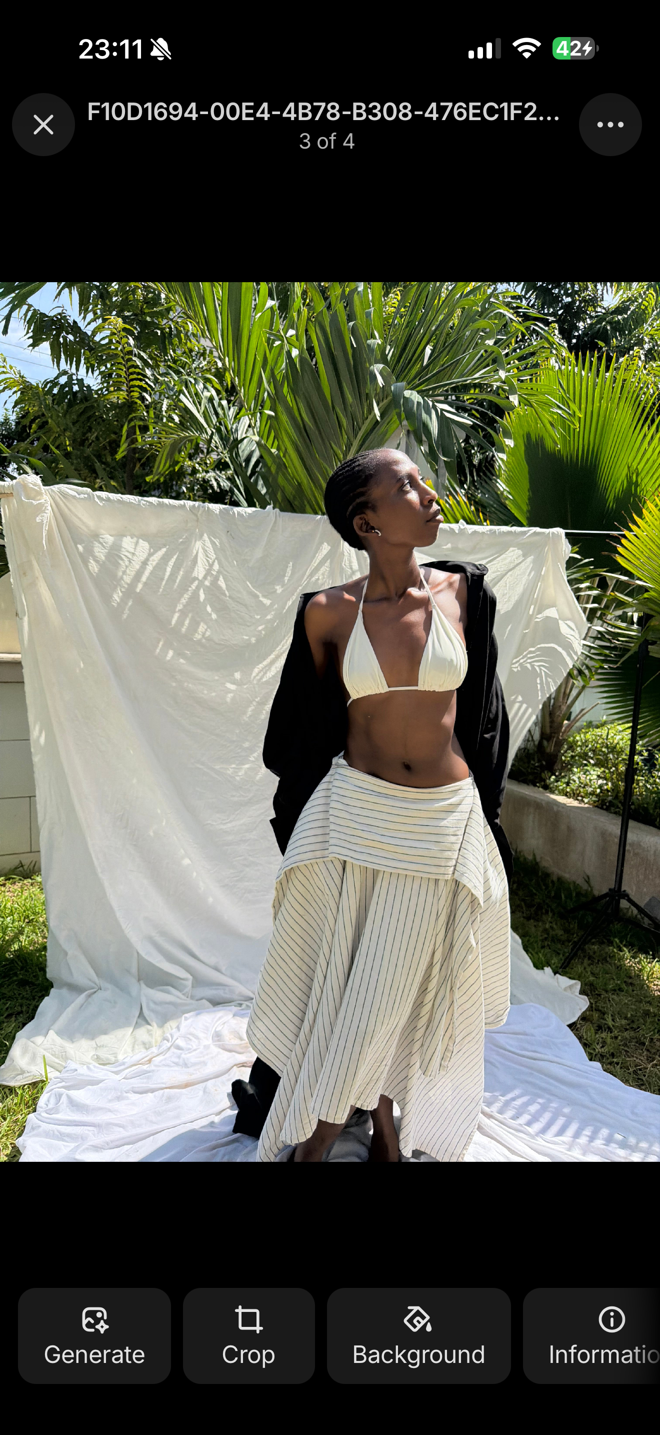 The capri skirt