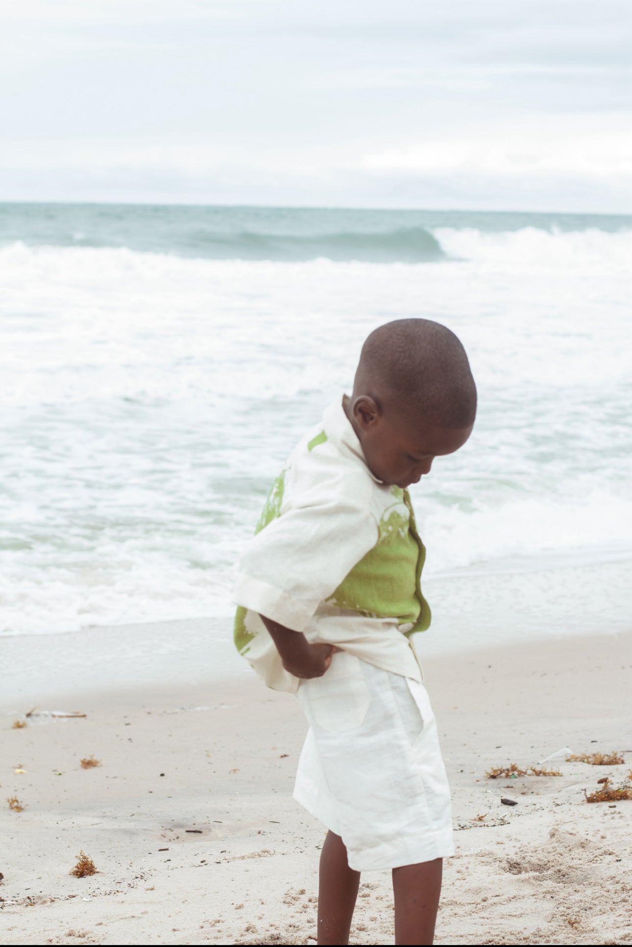 The Imaulé kékéré Okunrin Botanica Linen Set