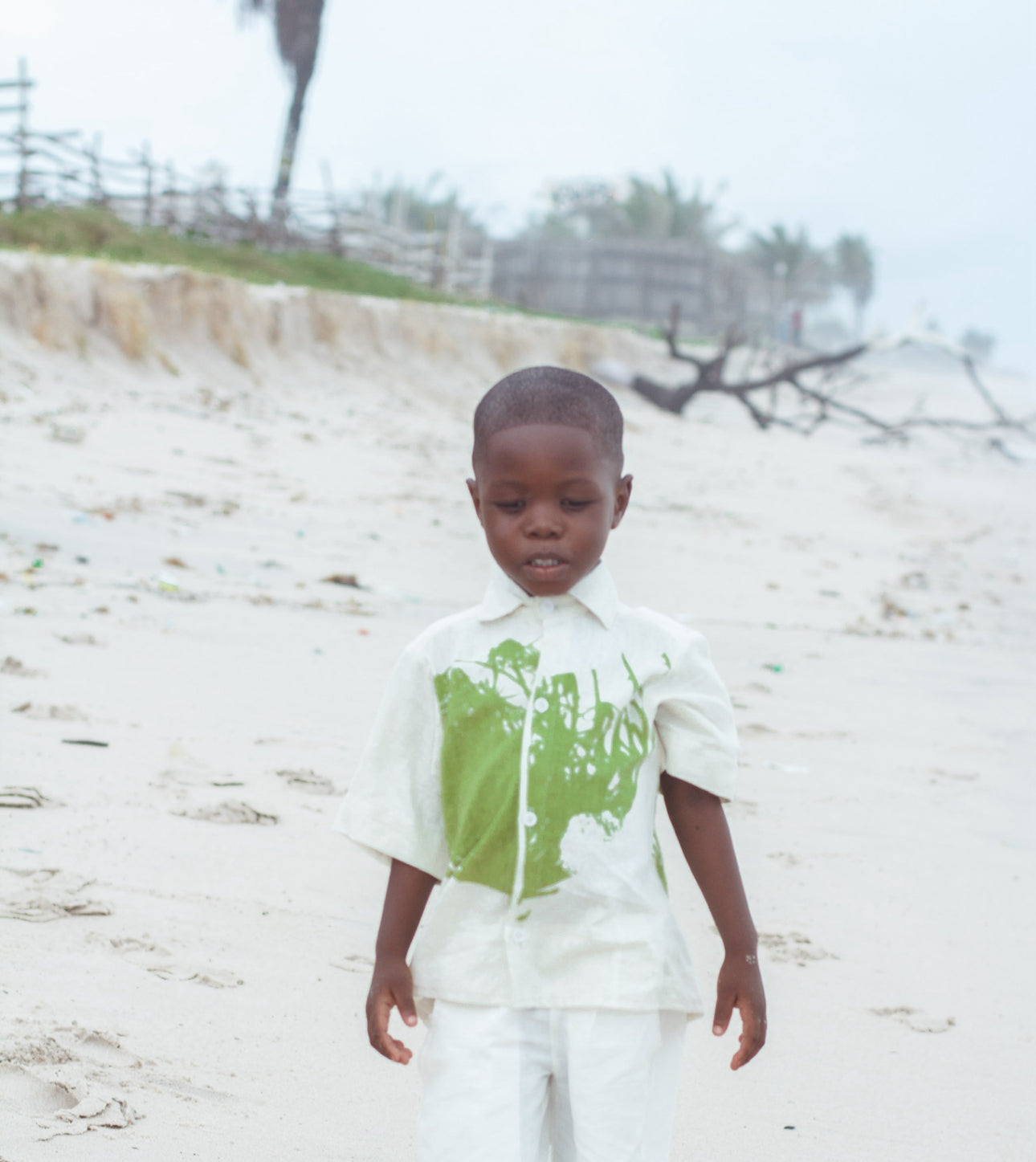 The Imaulé kékéré Okunrin Botanica Linen Set