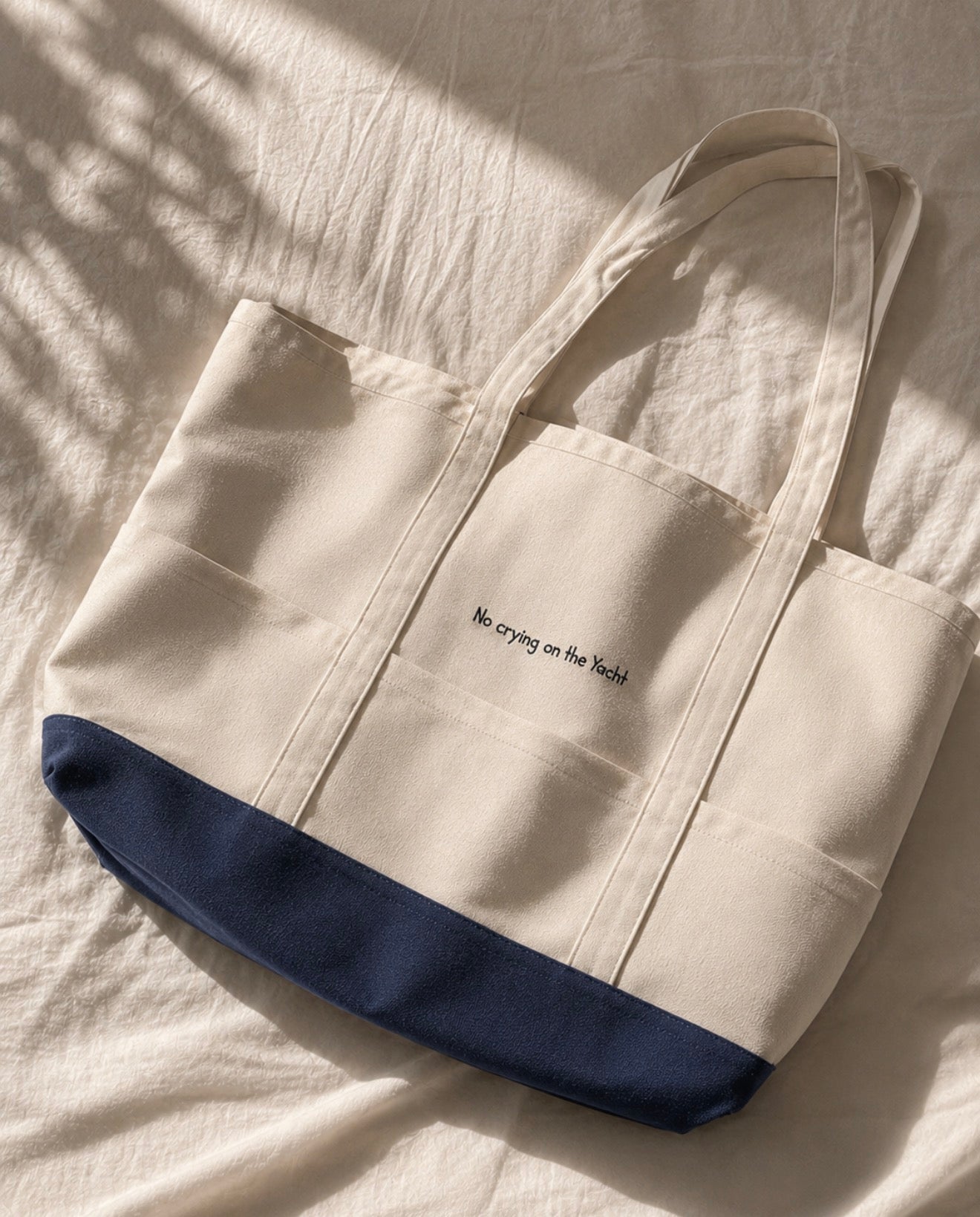 No crying on the Yacht tote bag